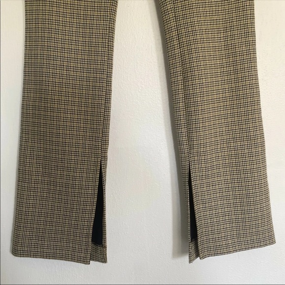 A.L.C Javier Pant Gold Multi Trousers Houndstooth - Picture 5 of 8